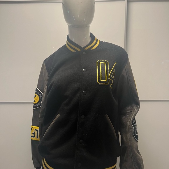 LF Los Angeles varsity jacket genuine leather NWT - Picture 3 of 8